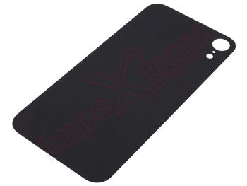 Generic white battery cover without logo with bigger camera hole for iPhone XR, A2105 
